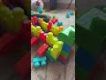 Cute Baby Girl Playing Colorful Lego USEFUL Activity for KIDS #lego #kids #short #marbles #shorts