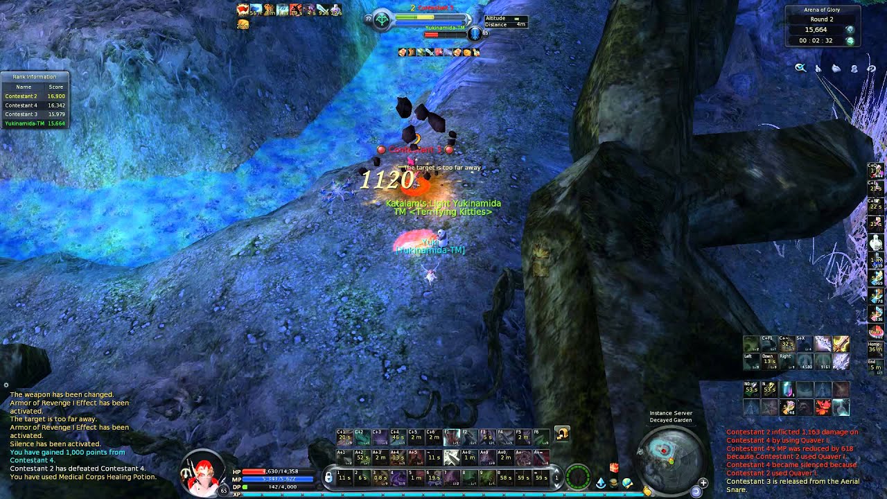 AION Gladiator Perspective(Arena of Glory) - VS.  Ranger, Gunner and SongWeaver