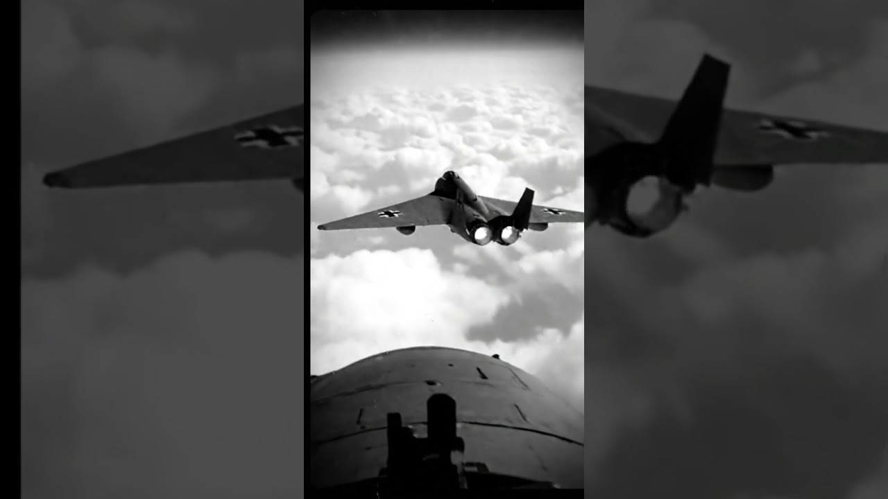 Geheimer deutscher Nurflügel-Jet — Experimentelles Flugzeug des Zweiten Weltkriegs