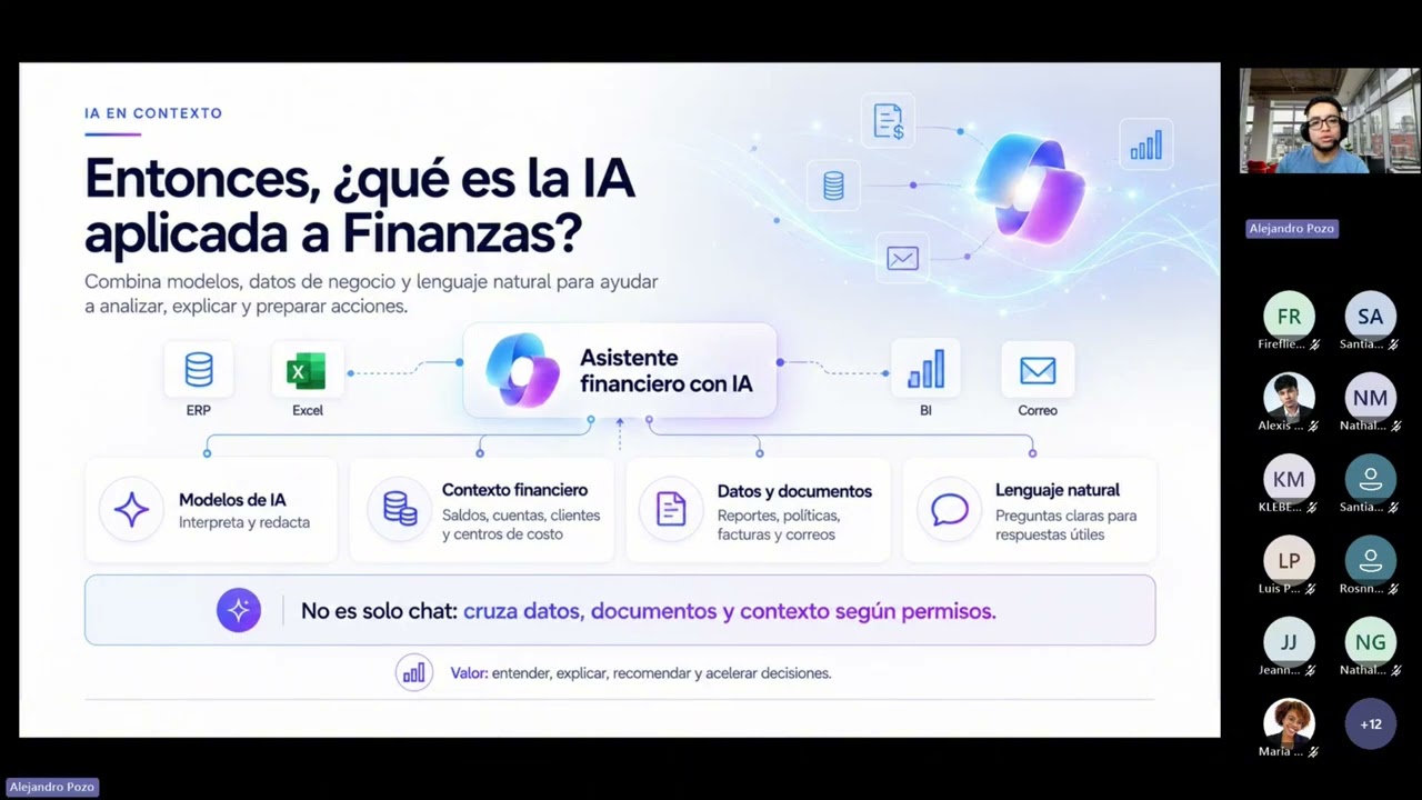 Webinar IA en Finanzas: Aprende a aplicar IA en escenarios financieros reales