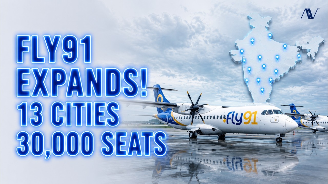 Fly91 Expands | 13 Cities, 30000 Seats & Regional Growth - YouTube