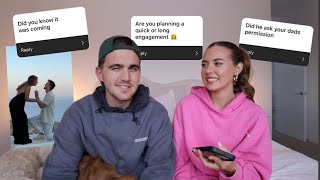 Engagement Q&amp;A 💍 hiding the ring, proposal story &amp; did I expect it…