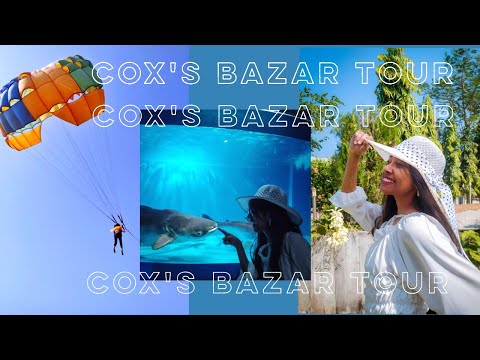 Parasailing in Cox's Bazar | Inani beach | Radiant fish world | Safari park