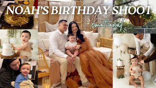 NOAH’S 1ST BIRTHDAY SHOOT | Emotional + Day in my life!