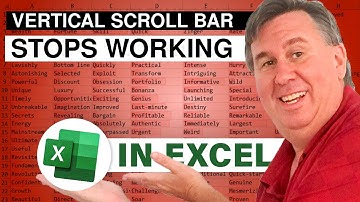 Excel - Fixing Excel