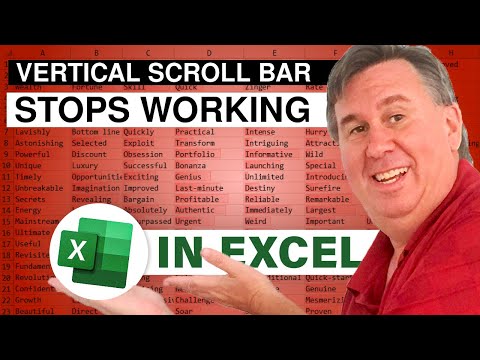 Humihinto sa Paggawa ang Excel Vertical Scroll Bar - 2423