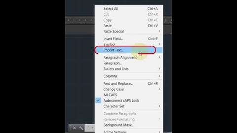 how to import text in autocad