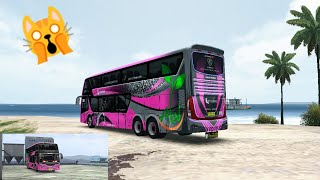 SDD double decker bus to Parepare Makassar part 1 ||bussid game!! screenshot 2
