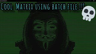 How to make amazing patterns using BATCH FILE