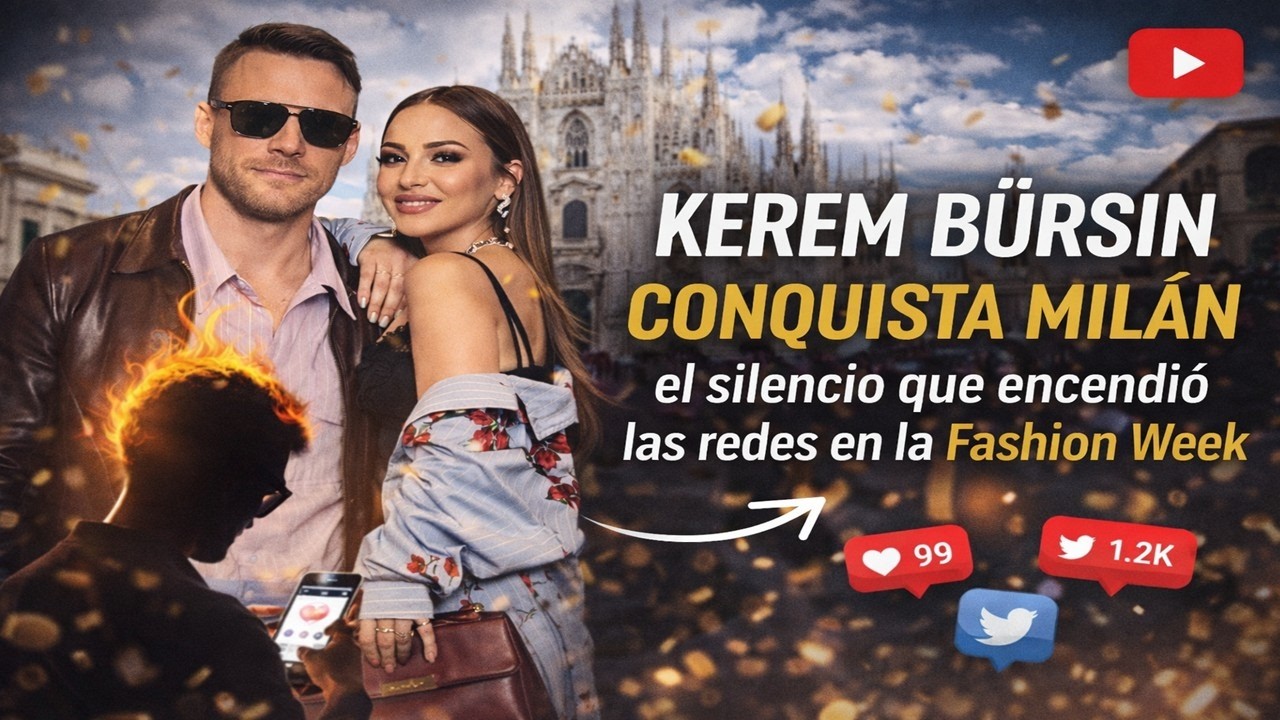 Kerem Bürsin conquista Milán: el silencio que encendió las redes en la Fashion Week