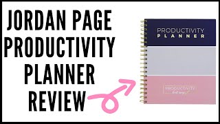 Jordan Page, Productivity Planner Review