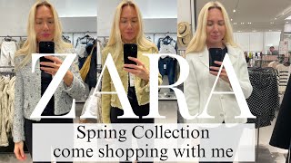 ZARA HAUL TRY ON SPRING COLLECTION COME SHOPPING WITH ME TO ZARA &amp; ITALO JEWELRY REVIEW