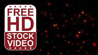 Free Stock Videos – VFX simple dust and burning ash particles floating 3D animation