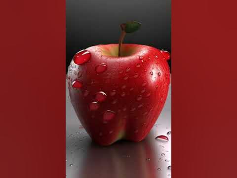 Яблоко глазами нейросети #нейросеть #фрукты #яблоки #apple #fruit - YouTube