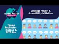 Language project  accessibility initiatives igem global meetup  rochester madras  bits goa