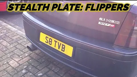 Chrysler 300C SRT 8 equipped with Stealth Plate Flippers (510 Auto Group)