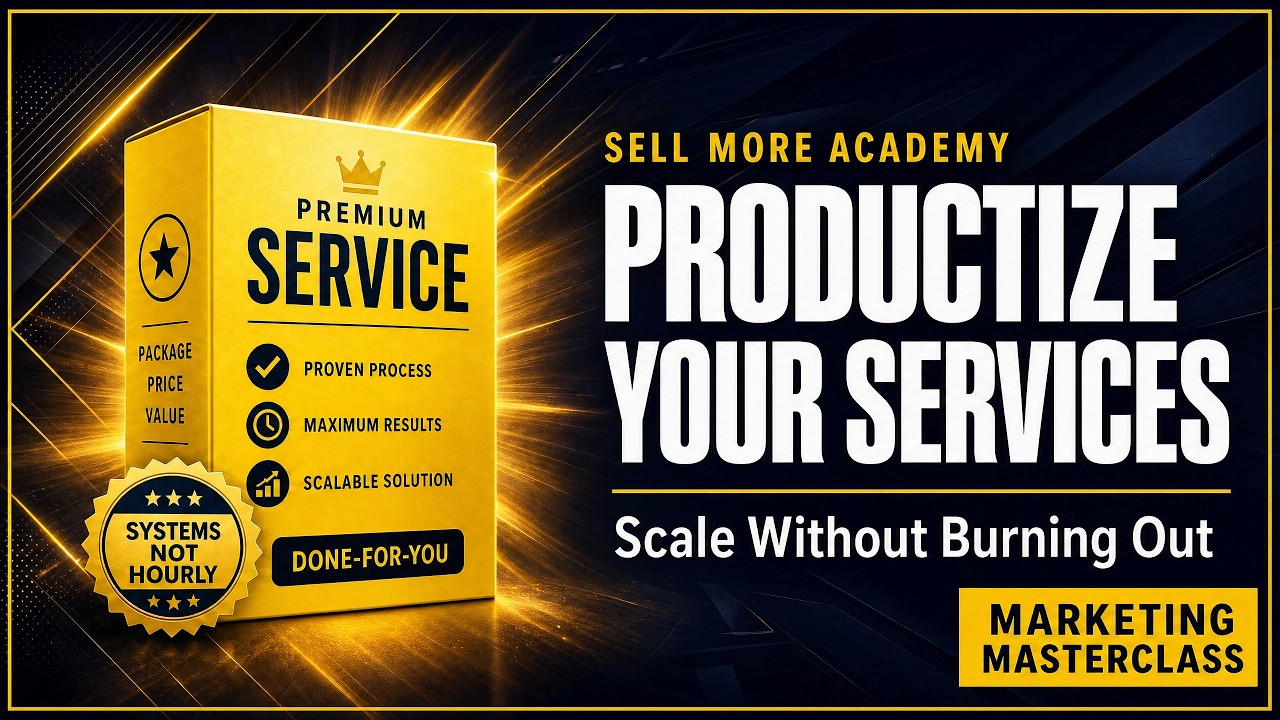 Productize Your Services training video