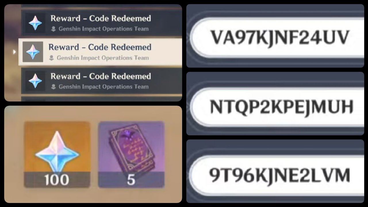 CONFIRMED!! REDEEM CODES for 330 PRIMOGEMS And Ver 4.2 LIVESTREAM