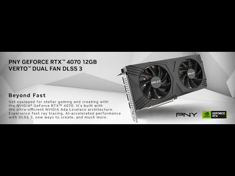 Carte graphique PNY GeForce RTX 4070 12GB VERTO –