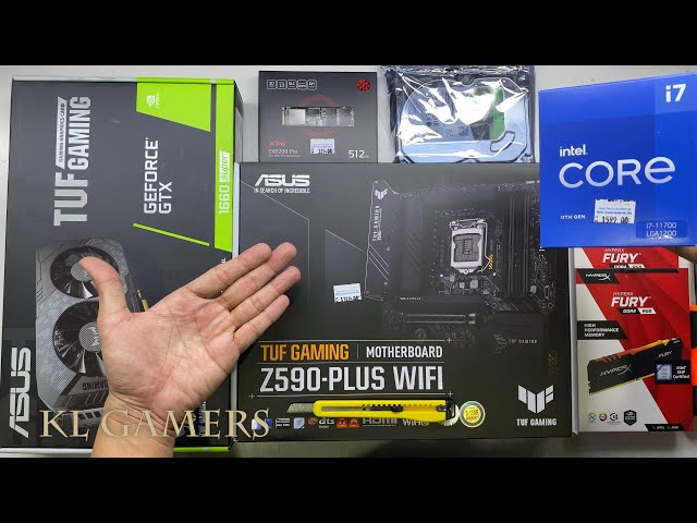intel Core i7 11700 ASUS TUF GAMING Z590-PLUS WiFi GTX 1660 Super