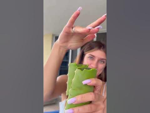 Огромный лист алоэ Вера😳 - YouTube