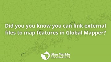 Did you know that you can embed links in your maps in Global Mapper?