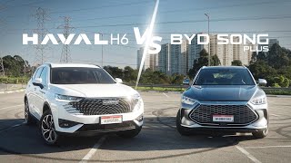 Comparativo GWM Haval H6 Premium PHEV x BYD Song Plus DM-i - Qual híbrido plug-in é melhor pra você?