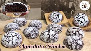 Moist Chocolate Crinkles Recipe | How to make Moist Chocolate Crinkles?