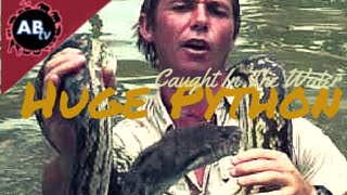 Huge Python Caught in the Water! Corey Wild - Ep. 16 : AnimalBytesTV