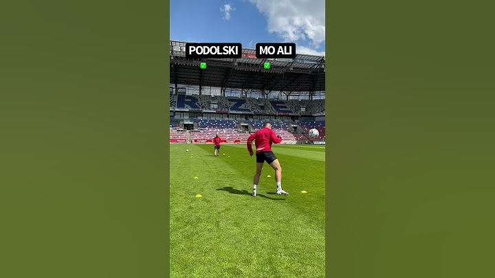 Two touch challenge with Podolski