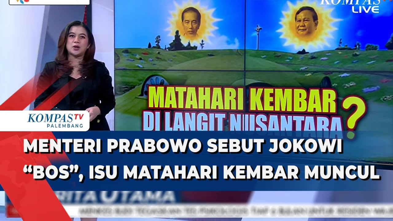 Sebut Menteri Prabowo Sebut Jokowi sebagai