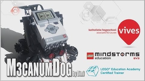 M3CANUM DOG: The omni-directional, mecanum wheeled LEGO Mindstorms Educational EV3 robot