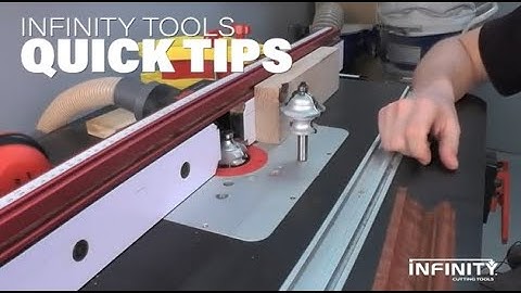 Quick Tips for Safely Working with Large Router Bits