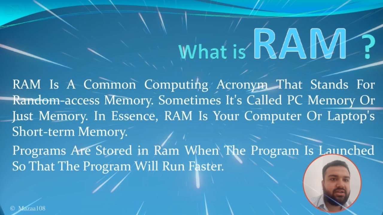 What is a RAM | RAM એટલે શું છે | RAM Explanation | RAM Word Meaning ...
