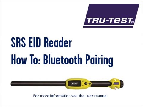 SRS EID Reader 'How To' Bluetooth Pairing (DL)