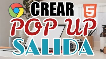 😎 Crear un POP UP de salida y un POPUP normal para captar suscriptores | EXIT INTENT |  😎