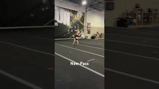 New pass at open gym tumbling