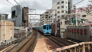 【4K】大阪環状線外回り 323系LS15編成到着（天満）
