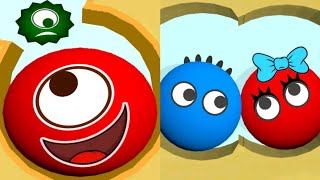 Hungry Balls vs Lucky Balls Max All Levels Gameplay Android,iOS NEW UPDATE