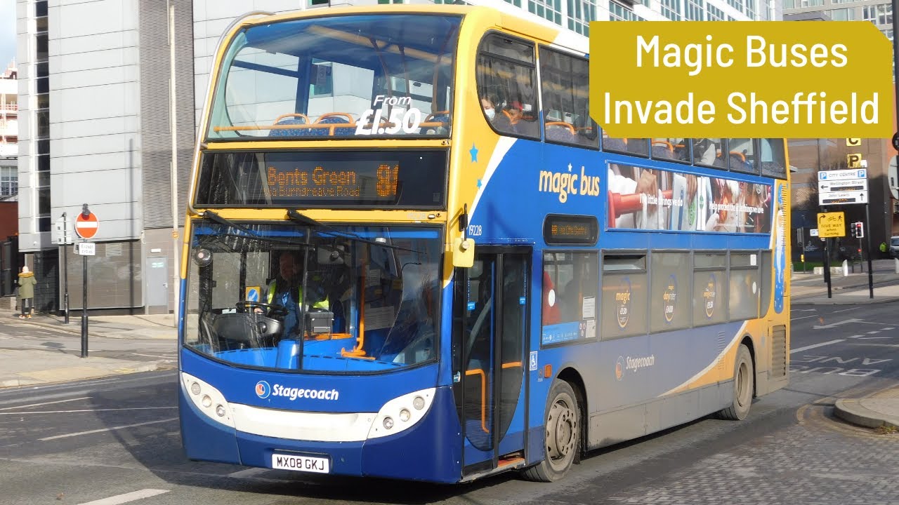 MagicBus Brand Now In Sheffield! | Stagecoach Yorkshire - YouTube