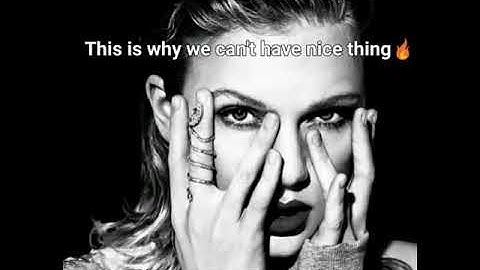 Taylor Swift to Kanye West "This is why we can