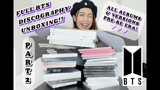 BTS (방탄소년단) Full Discography (ALL albums and versions!!!) UNBOXING Part 2 ✨