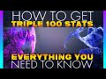 Destiny 2 How to get Triple 100 stats | Best Armor and Mods explained | WHICH ARMOR TO UPGRADE