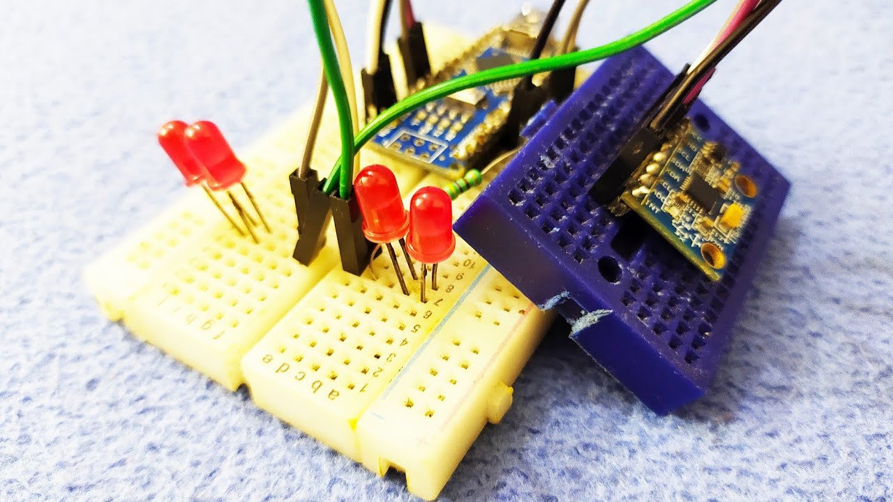 ACCELEROMETER MPU6050 WITH ARDUINO - YouTube