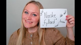 Video 1028 Norske fyllord (ikke sant, liksom, altså, holdt jeg på å si...)