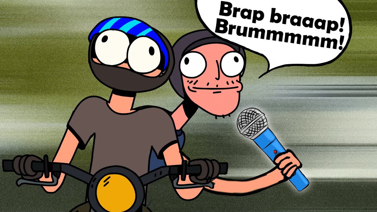 I turned my motorbike passengers into cartoons - Mototoons EP01