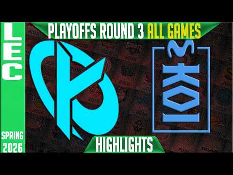 KC vs MKOI Highlights ALL GAMES | LEC Spring 2026 Playoffs | Karmine Corp vs Movistar KOI