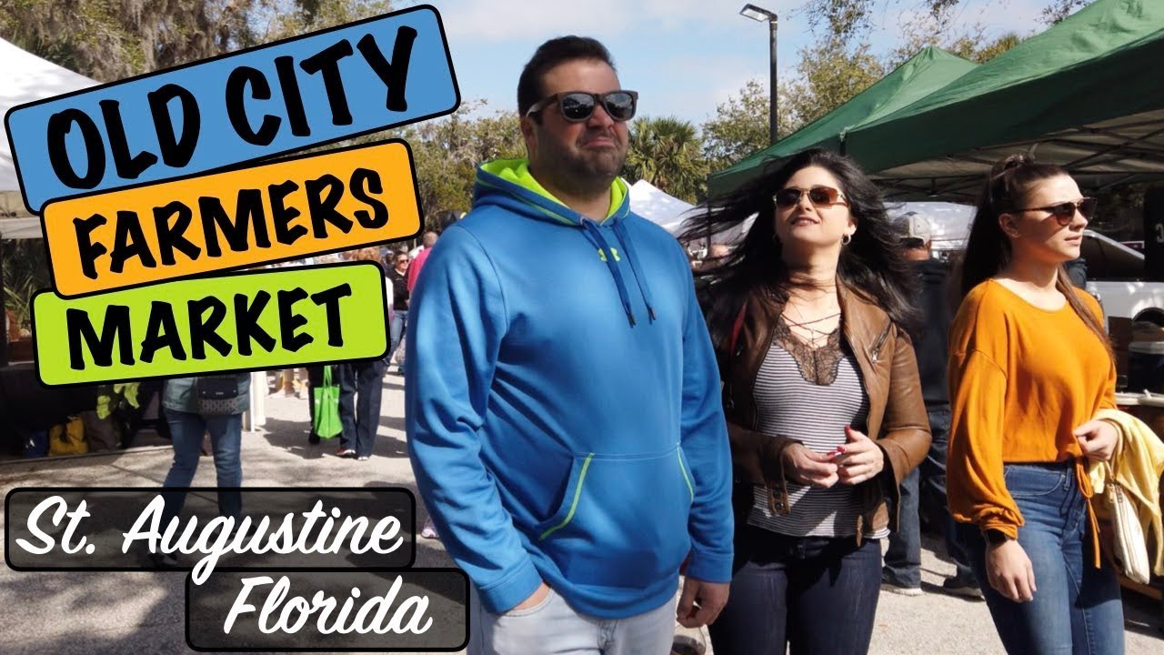 Old City Farmers Market in St. Augustine Florida - YouTube