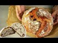 No Knead Bread Cranberry, Walnut and Honey | Super Easy Beginners Bread