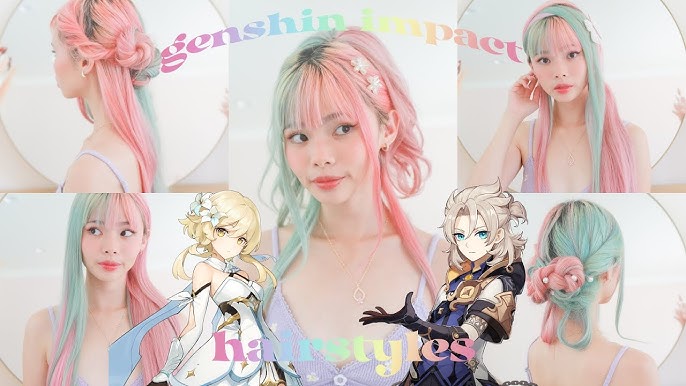 6 CUTE & EASY anime inspired hairstyles 🌸🌿 your name, utena, violet  evergarden, code geass + more! 